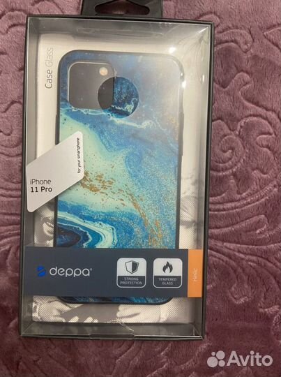 Стекло 3D и 2 чехла для iPone 11 Pro