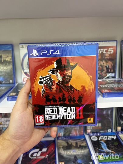 Red dead redemption 2 ps4 диск, новый