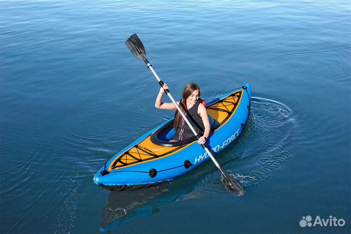 Надувная байдарка Bestway 65115 каяк не сап +видео