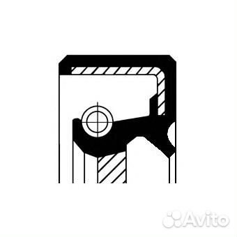 Сальник к/вала, р/вала mercedes 30x40x7 M103/M1