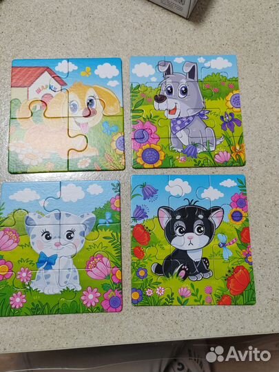 Пазлы пакетом 2+