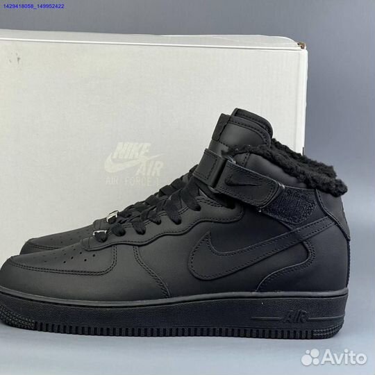 Кроссовки Nike Air Force 1 High (с мехом) (Арт.15516)