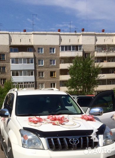 Свадебное украшение для машины