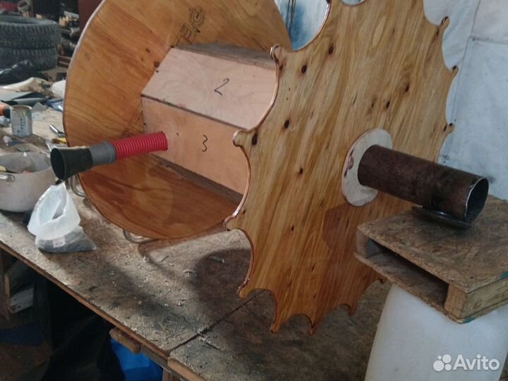 Барабан для удаления выхлопных газов