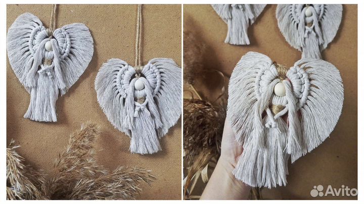 Панно макраме плетеное украшение и декор на стену