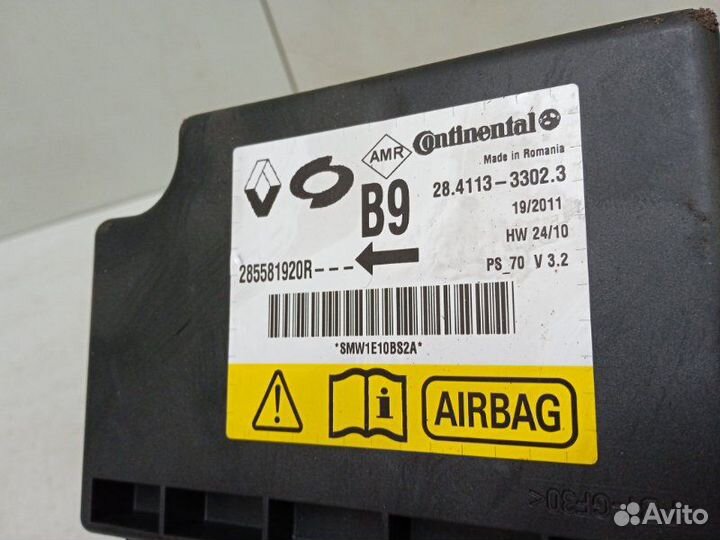 Блок управления AIR BAG Renault Fluence 1.6 2011
