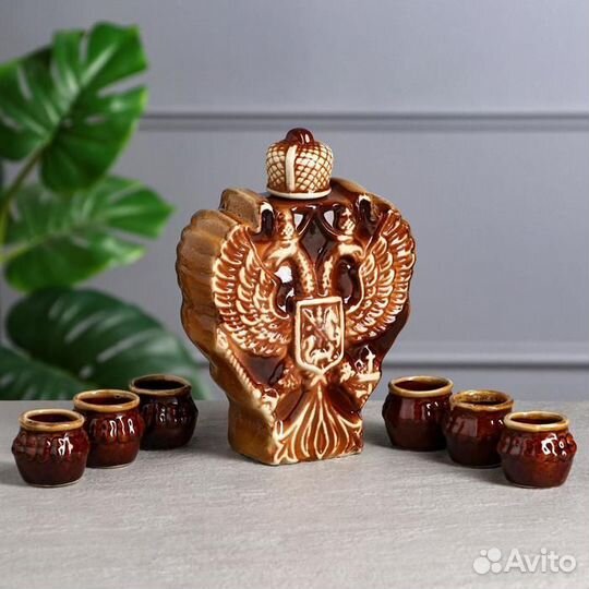 Коньячный набор керамический 7 предметов