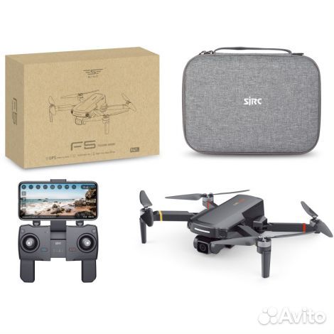 Квадрокоптер sjrc F5 с видеокамерой 2K в сумке, FP