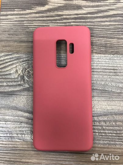 Чехол силиконовый Samsung S9plus черный