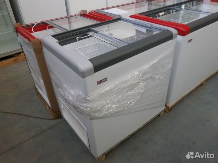 Ларь Фростор Gellar F200С стекло новый800x600x820