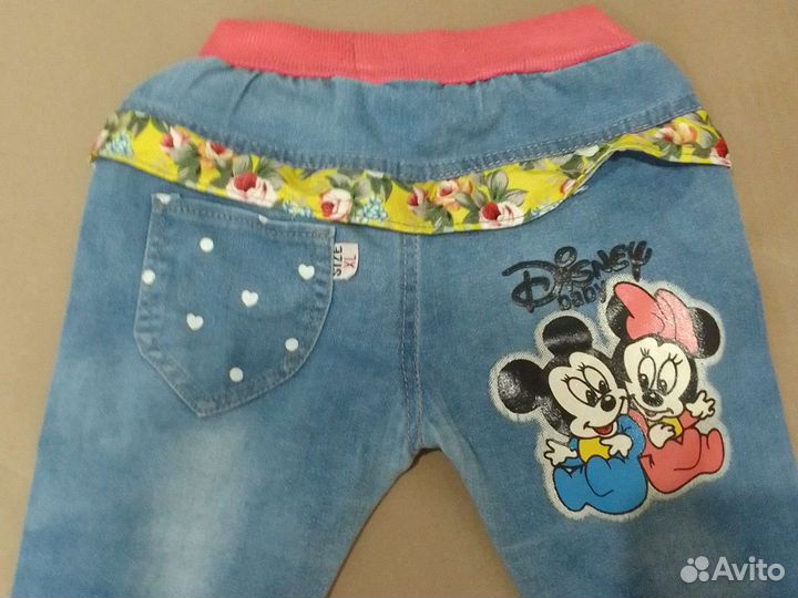 Джинсы для девочки 98 104