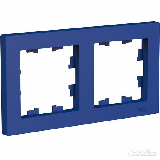 Рамка Schneider Electric AtlasDesign 2 поста. Аква