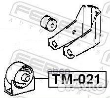 TM-021 подушка двс передняя Toyota Avensis 1.8