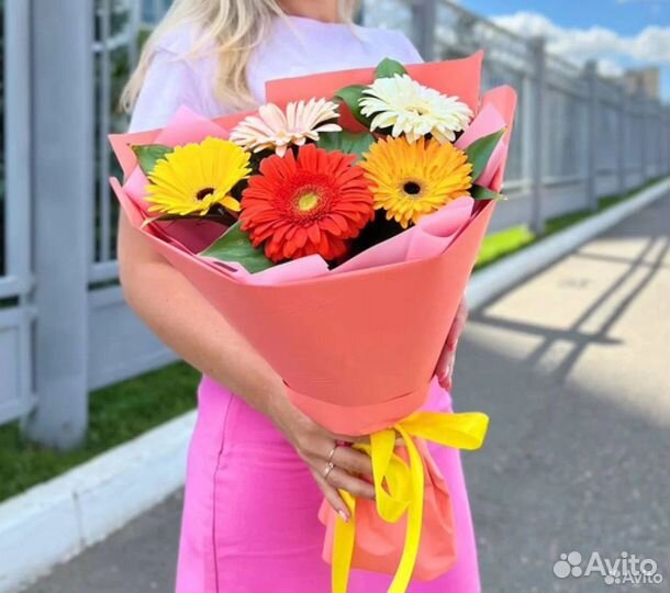 Герберы букет
