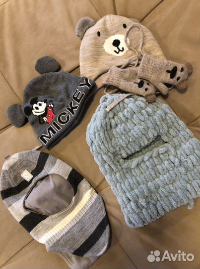 Шапки детские 1-2 года