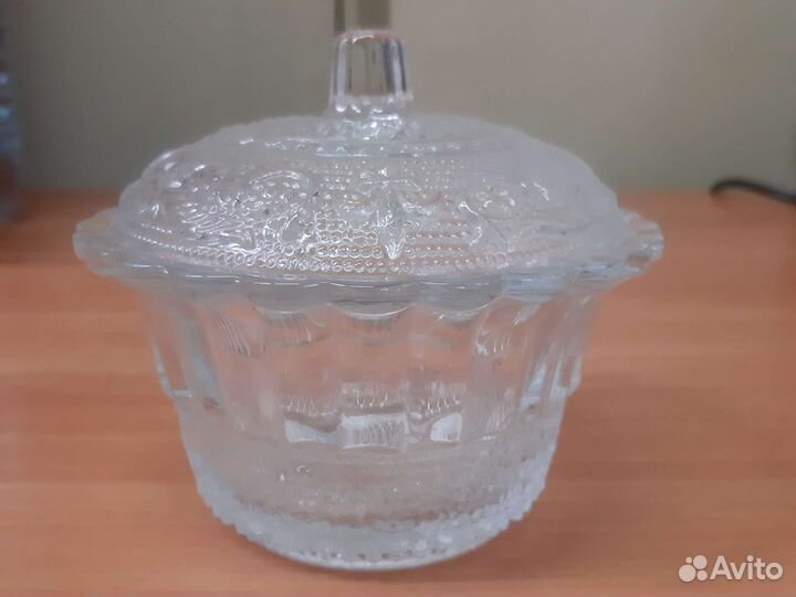 Сахарница стекло СССР