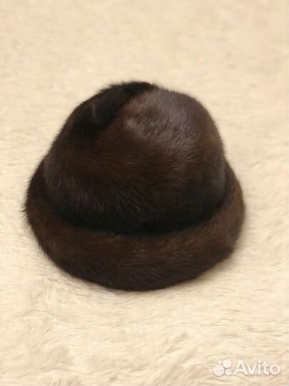 Шапка норковая женская
