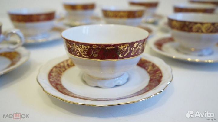 Чашка тарелка чай Германия Бавария