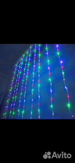 Гирлянда водопад 1,5*1,5 и 3*2