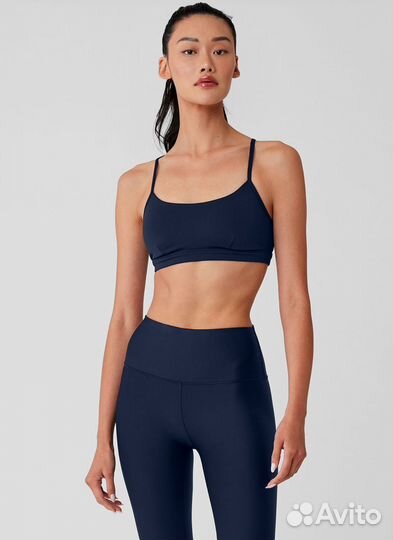 Топ и леггинсы alo yoga navy M