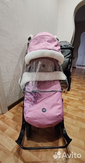 Санки коляска Nika б/у