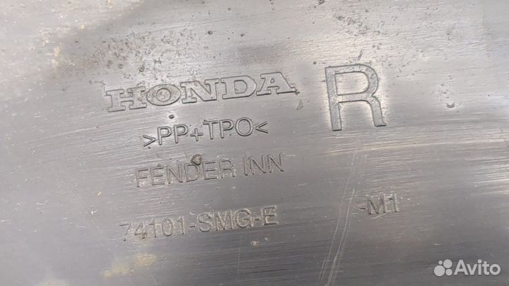Защита арок (подкрылок) правая передняя Honda Civic, 2006