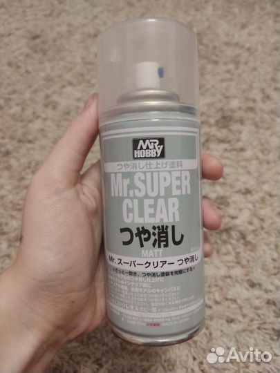 Mr super clear клир лак для лиц кукол матовый