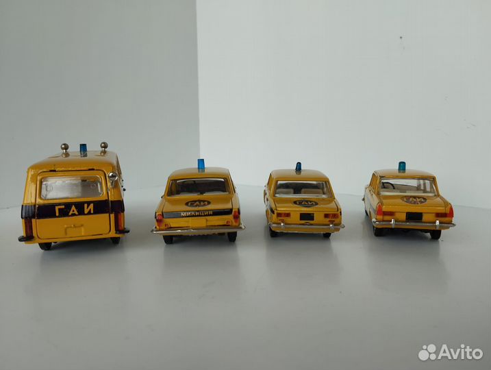 Лот моделей автомобиля гаи СССР 1:43