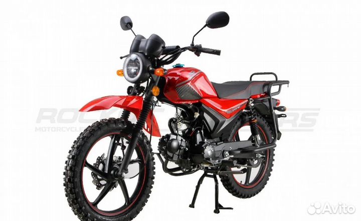 Мопед rockot alpha offroad M-11 LUX+ (LED) (красны