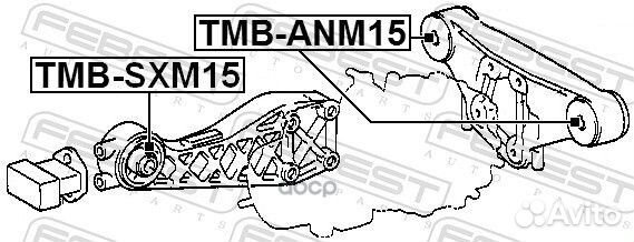 Сайлентблок опоры дифференциала Toyota Estima T/L