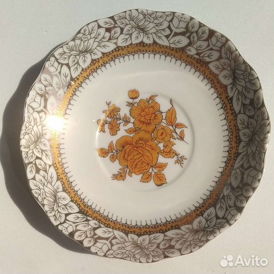Блюдца фарфор Мориц Здекер Moritz Zdekauer Чехия