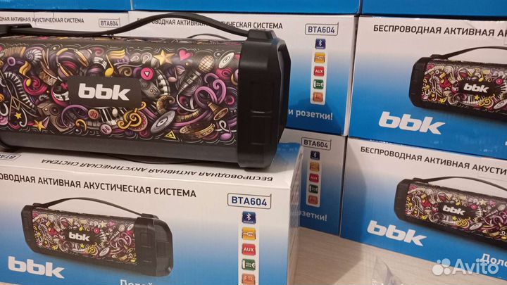 Беспроводная блютуз колонка bbk 604
