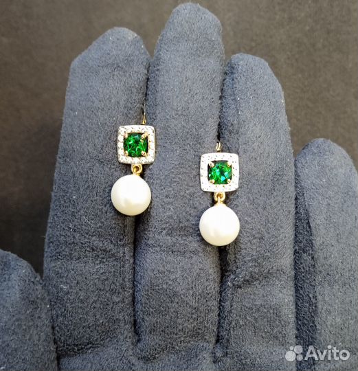 Золотые серьги 585 проба. Арт121