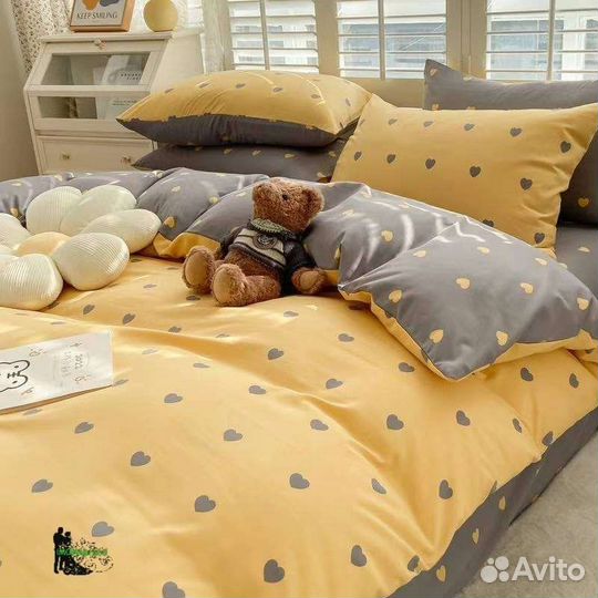 Постельное белье семейное новое
