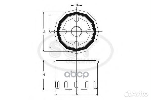 Фильтр масляный Fiat/SCT/ SM5084 SCT