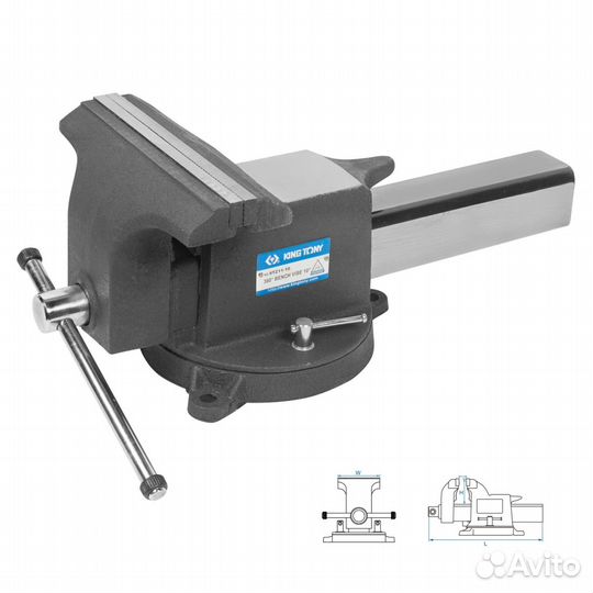 Тиски слесарные 250 мм king tony 9TZ11-10