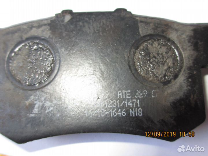 Продам колодки ате для цивик 4д