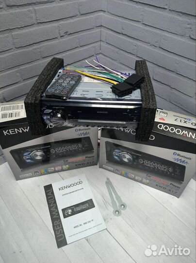 Магнитола Kenwood x17 Bluetooth AUX USB 2Rsa вых