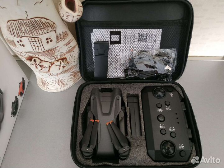 Квадрокоптер дрон i3Pro 2камеры 3акб