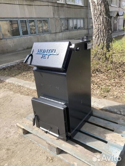 Твердотопливный котёл с увеличенной топкой