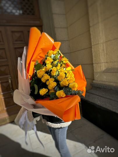 Букет из 25 голландских роз