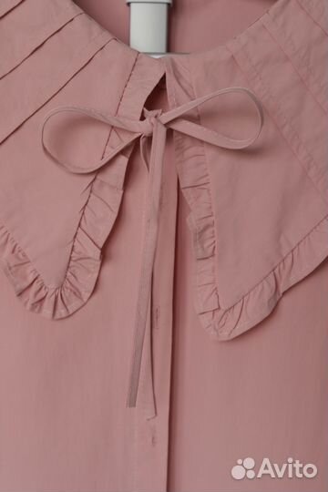 Рубашка с большим воротником