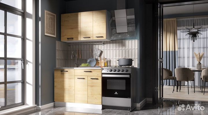 Кухонный гарнитур 1.1м(со столешницей)