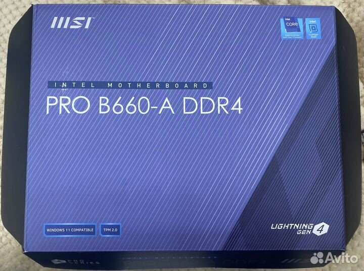 Материнская плата msi b660-a + Kingston fury 32 Гб