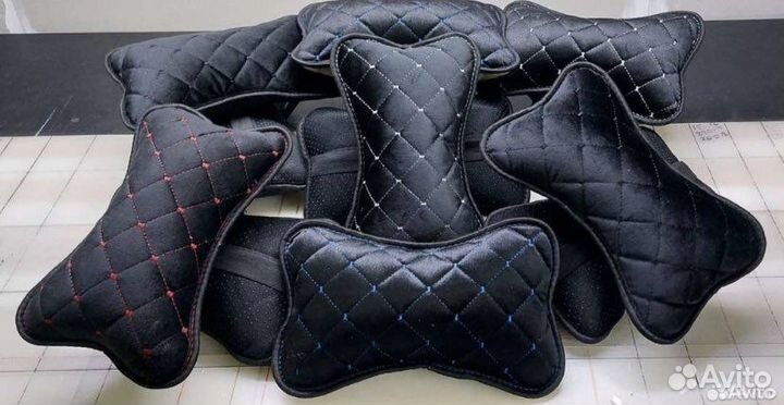 Подушки в автомобиль из велюра