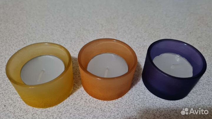 Подсвечники икея со свечами