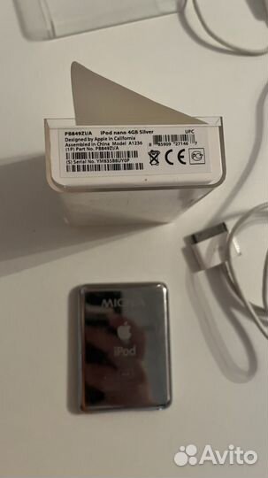 Mp3 плеер iPod nano 4GB