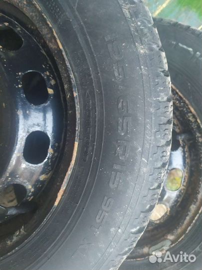 Зимняя резина на штампах r15
