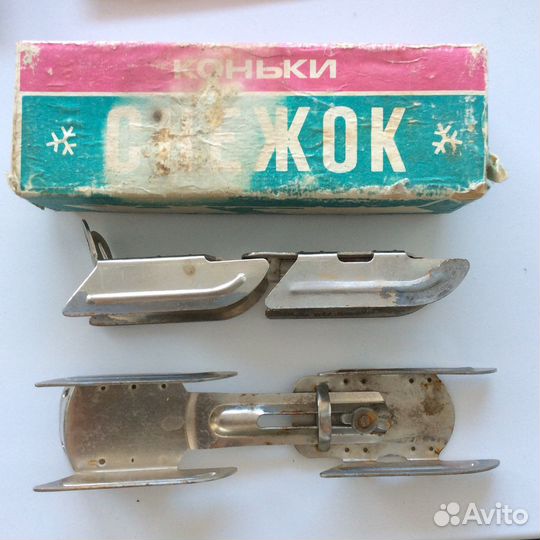 Коньки детские на обувь