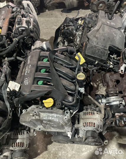 Контрактный Двигатель Renault K4M791 1.6L